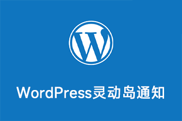 WordPress灵动岛通知代码